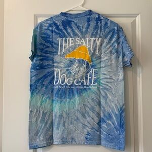 The Salty Dog Cafe Blue Tie-Dye T-Shirt